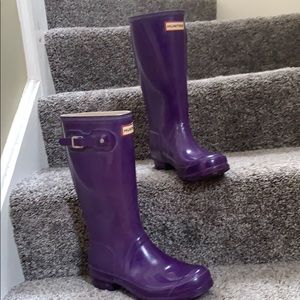 Royal purple knee high Hunter’s 🤗